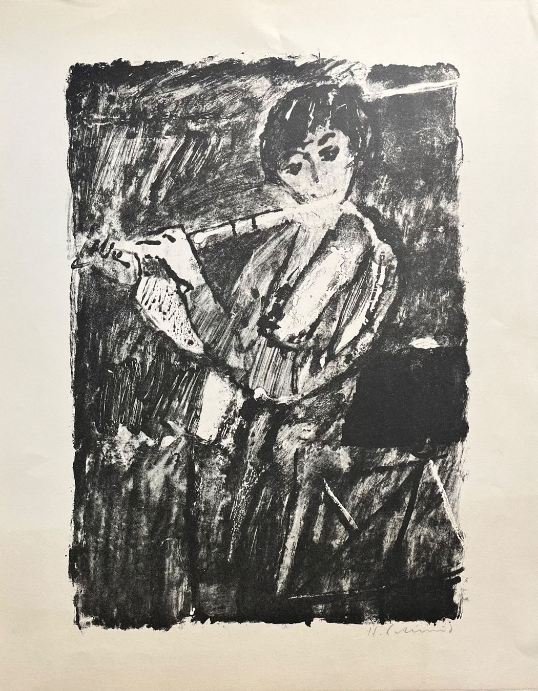 Grafica & Litografie: HENRI SCHMID LITHOGRAPHIE SIGNIERT – Usato da Gersau venduto da grafik-kunst