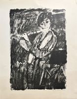 HENRI SCHMID LITHOGRAPHIE SIGNIERT