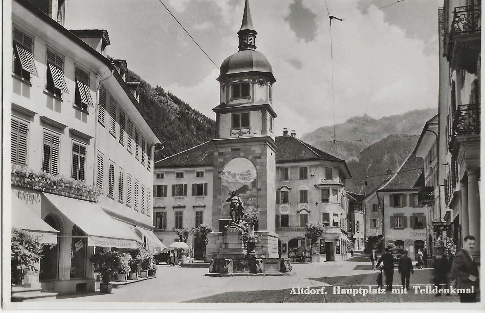 Cartoline postali: Altdorf, animiert, 1938 – Usato da Frauenfeld venduto da Merk52