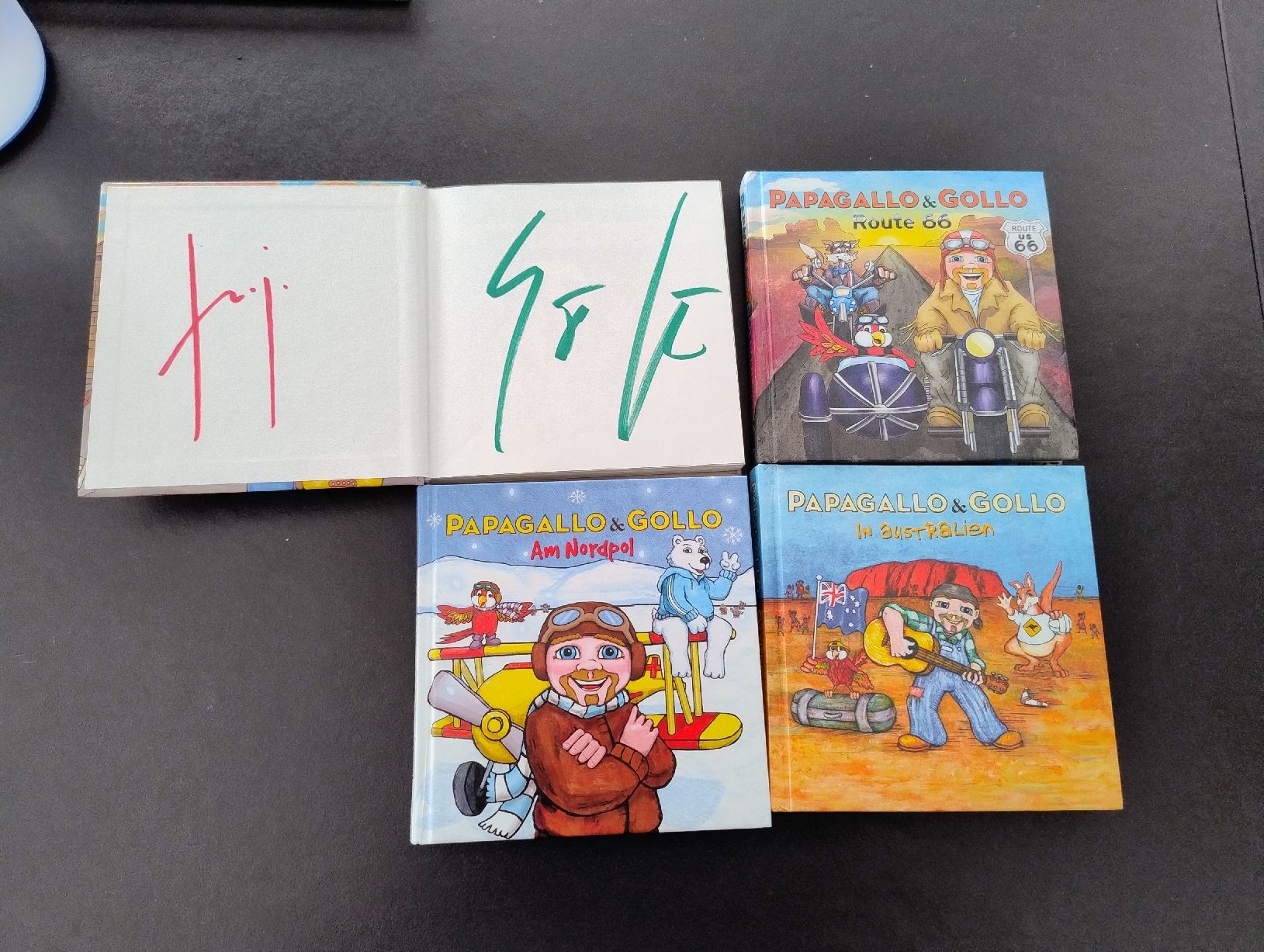 Livres: 4 Kinderbücher Papagallo und Gollo mit CD – D'occasion à Henau par paedi22