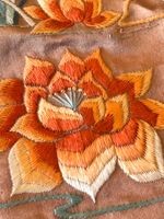 💚 HANDBESTICKTE SEIDEN-KISSEN-HÜLLE 💚  SCHWEIZER SAMMLUNG