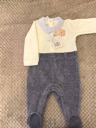 Completo neonato azzurro 