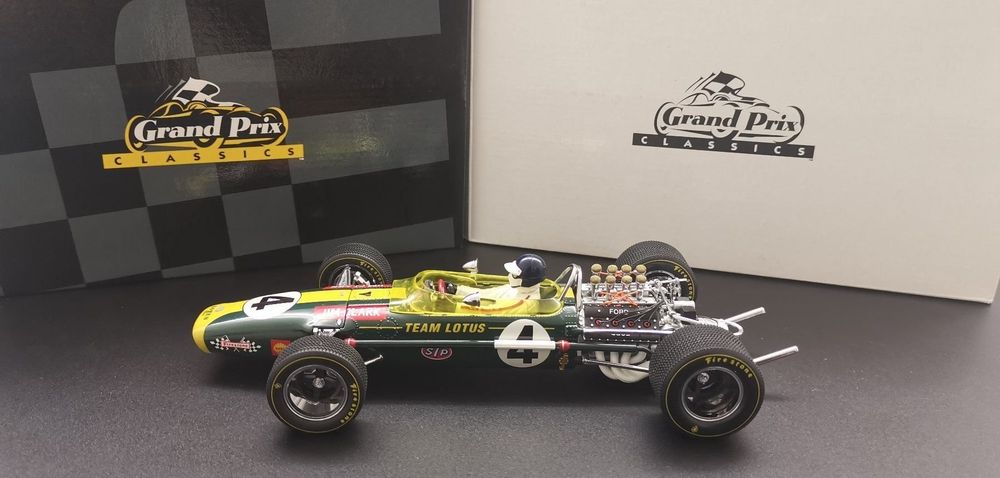 F1 LOTUS TYPE 49 Grand prix Afrique du Sud 1968 CLARK 1/18 EXOTO 97002 formule 1 | UK