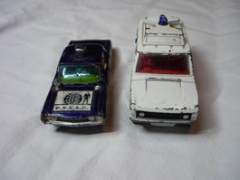 2x Rare Spielzeugautos - Corgi Toys Range Rover + Oldsmobile