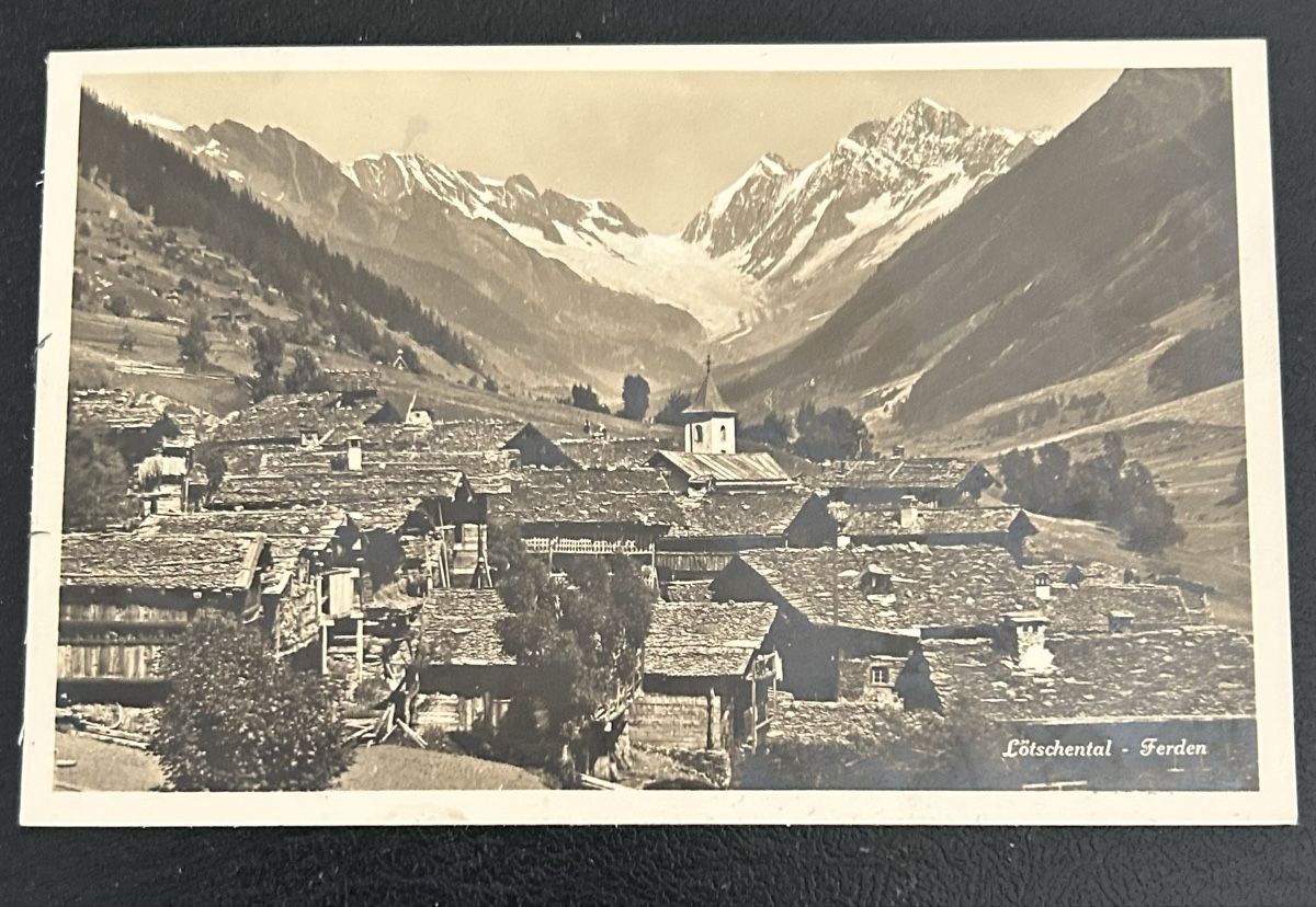 Cartoline postali: Fotokarte Ferden Lötschental  – Usato da Horw venduto da Tellbub