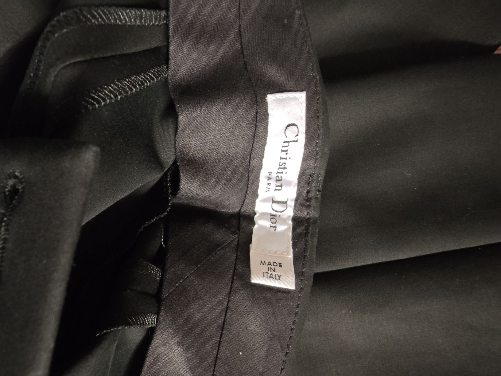 Dior Pantaloni: CHRISTIAN DIOR Hosen schwarz – Usato da Erlenbach ZH venduto da nlh 8