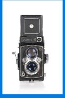 Yashica-12 con obiettivo Yashinon 80mm f3.5