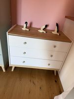 Kinder Kommode weiss mit Holzoptik 98x53x85 cm guter Zustand