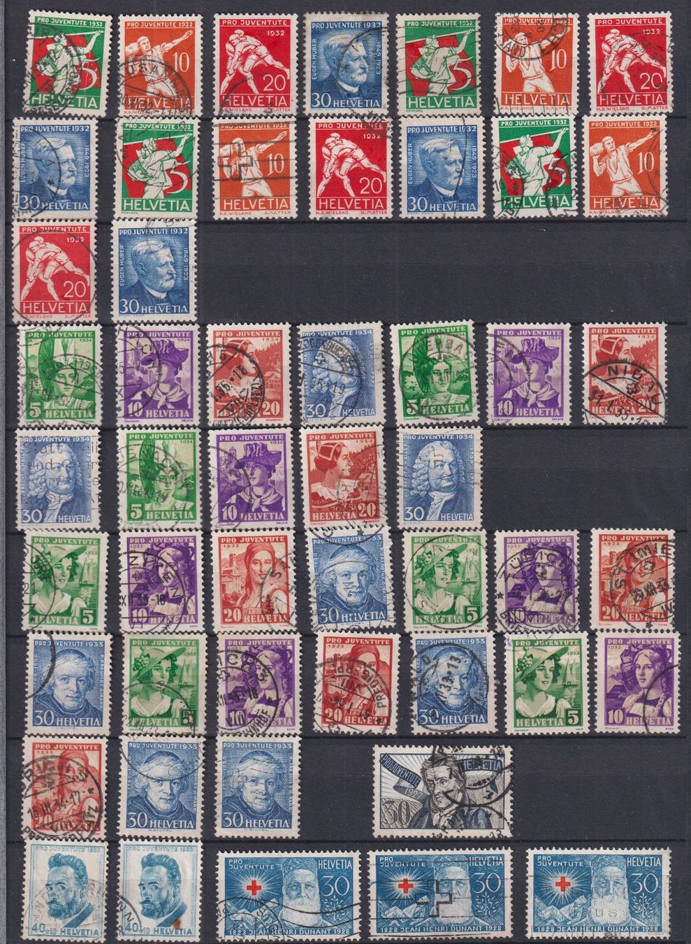 Alle Briefmarken: X) Lot Pro Juventute, sehe Scan – Gebraucht aus Claro von Chanty7