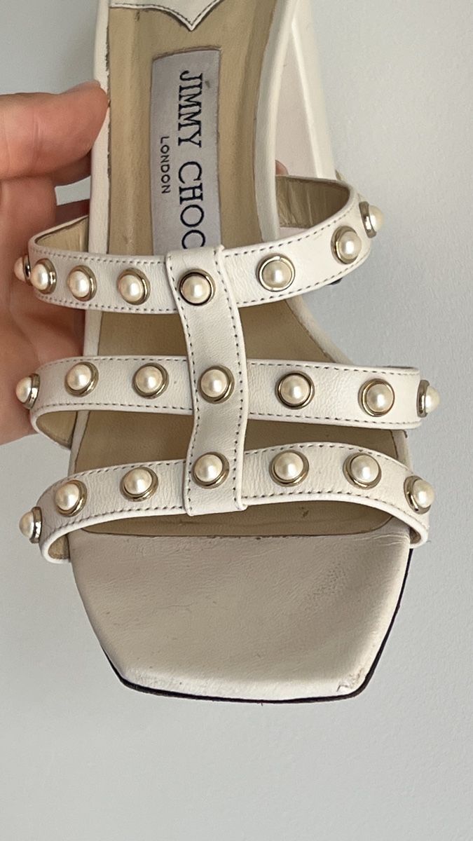 Jimmy Choo Damenschuhe: Jimmy Choo Mules size 37 – Neu (gemäss Beschreibung) aus Cadro von Victoria88 2