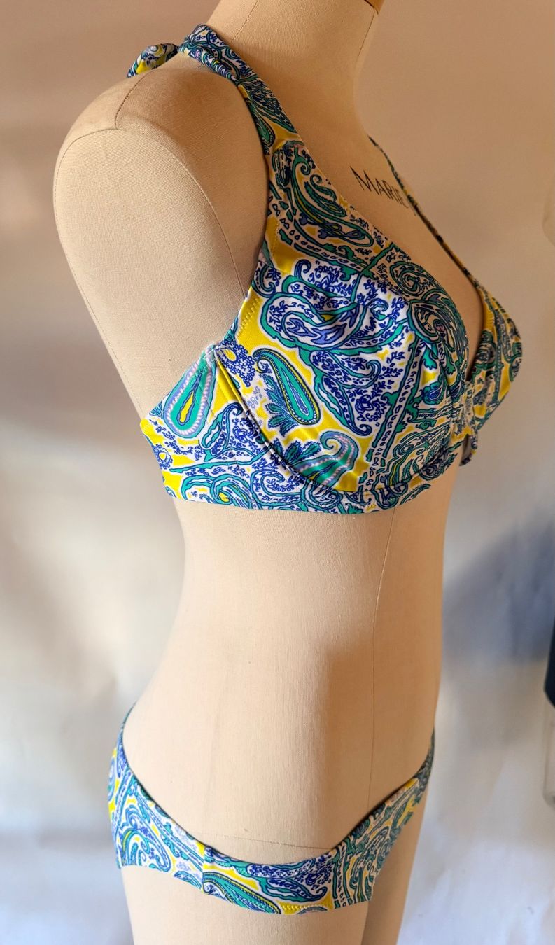 Costumi da bagno & Bikini: ROSA FAIA, Bikini, Grösse 38F/38, Farbe Blau/Gelb – Nuovo e nell'imballaggio originale da Rudolfstetten venduto da gst_g7xl 1