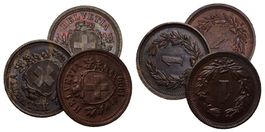 Schweiz 1882+1892+1900