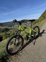 Kinder Mountainbike Rockrider neon-grün gebrauchter Zustand