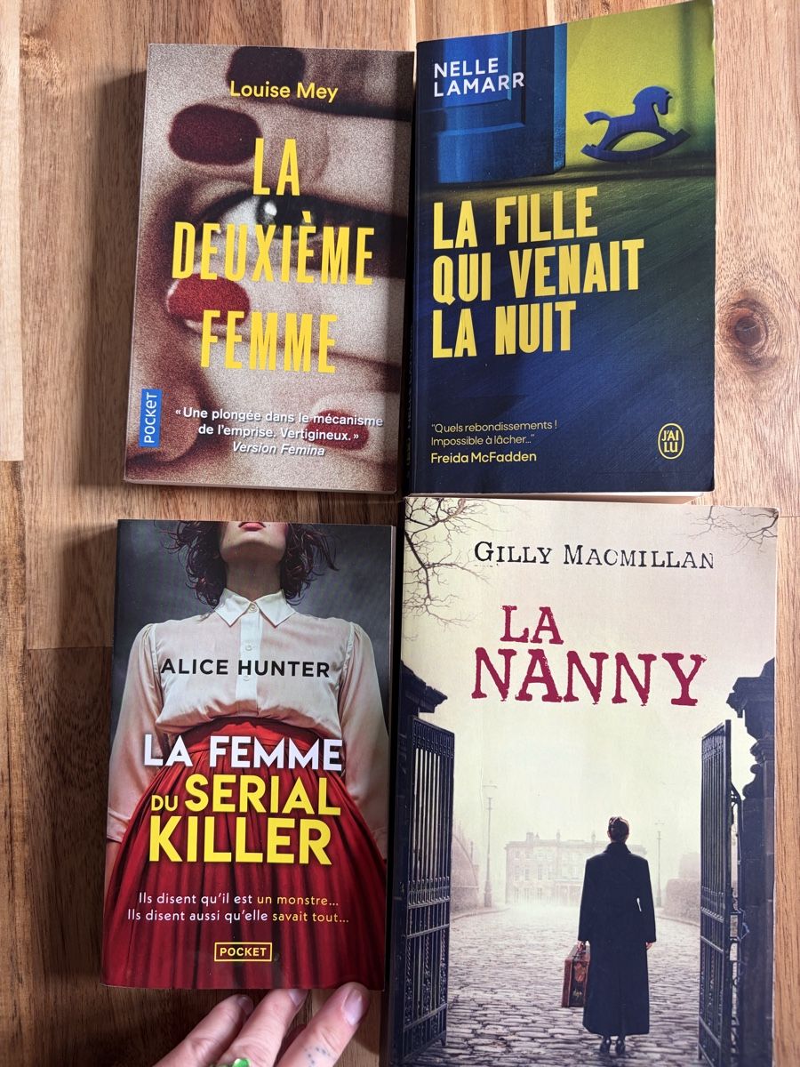 Libri: 4 thrillers domestiques  – Usato da Crissier venduto da Nouchki76