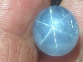 STERNSAPHIR gräulich/blau  22.55cts  Burma