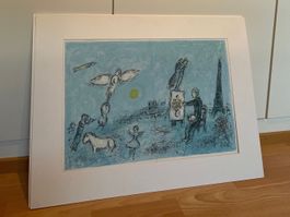 Marc Chagall orig. Farb Litho 47x62cm