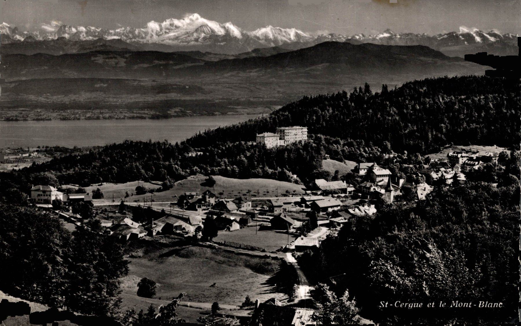 Cartoline postali: St. Cergue et le Mont Blanc – Usato da Bronschhofen venduto da Astore