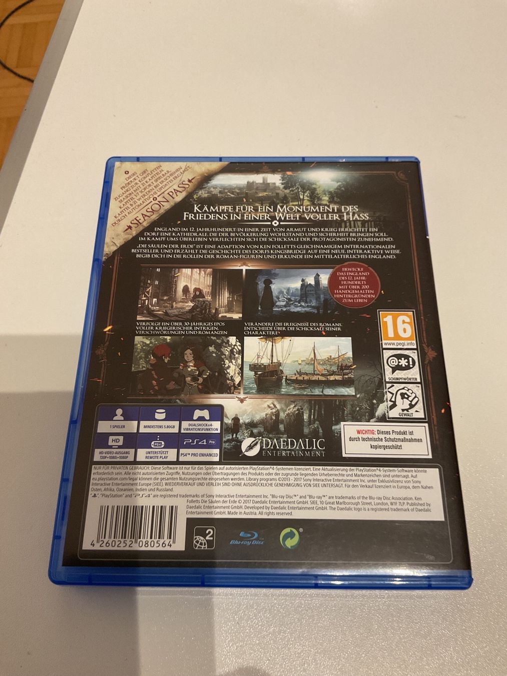 Giochi: Die Säulen der Erde Ken Follet PS4 Spiel – Usato da Au SG venduto da Mar_69jz 1