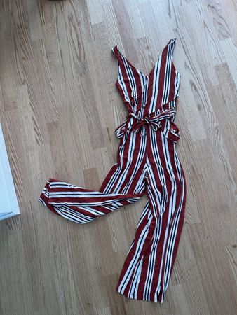 Damen Jumpsuit gestreift Grösse S Bershka