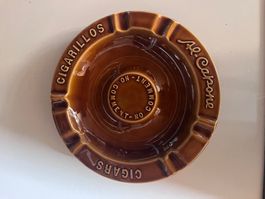 Massiver Al Capone Zigarillos Aschenbecher - 25cm - Vintage