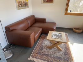 Ecksofa Livique Leder cognac 225 cm x 160 cm gebraucht