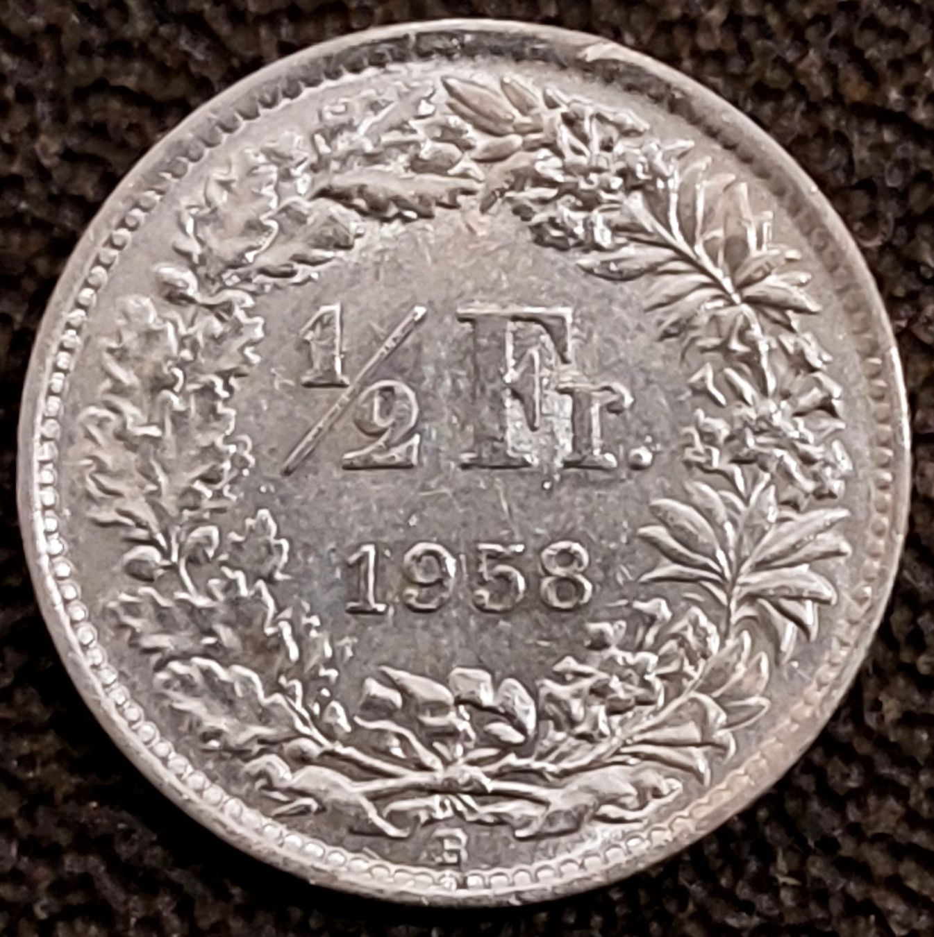 Tutti le monete: 50 Rappen 1958 – Nuovo (secondo la descrizione) da Arch venduto da moneyswiss