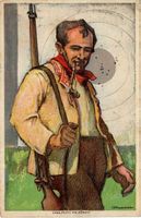 LITHO Schützenverein signiert J. E. Hugentobler 1924