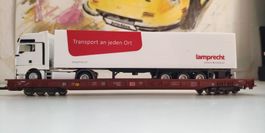 Fleischmann HO mit MAN Lamprecht Transport LKW