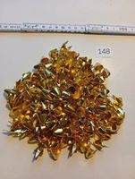 Goldene Ziernieten, Basteln, Nähen, Schmuck