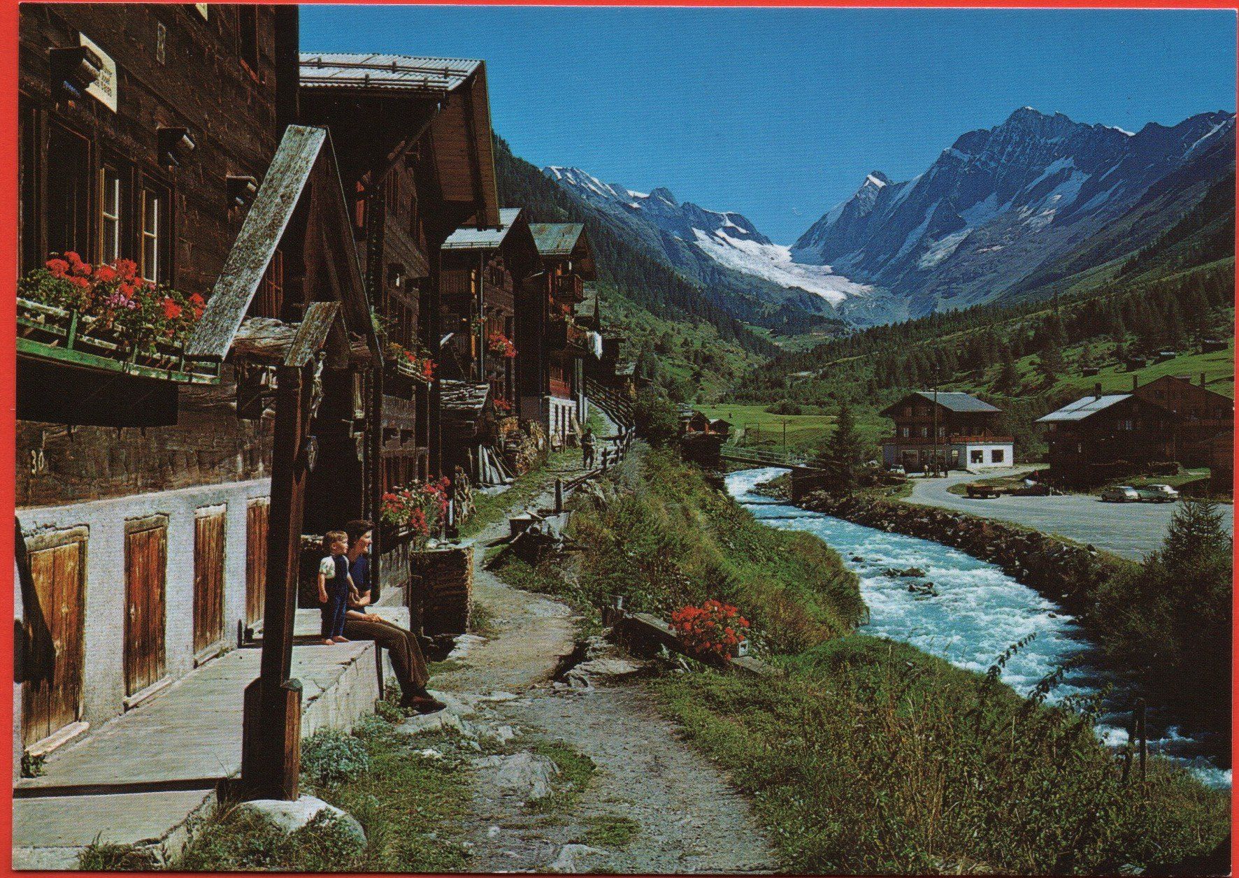 Cartes postales: BLATTEN im Lötschental - Mutter mit Kind – Neuf (Voir description) à Jona par philajona