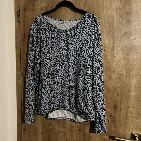 Sweatshirt Pullover Langarm Animalprint
