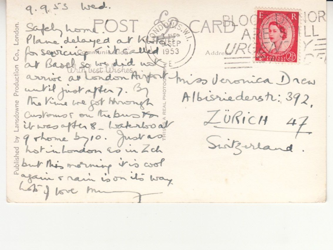 Cartoline postali: London 1953 – Usato da Bürglen TG venduto da StampGraf 1