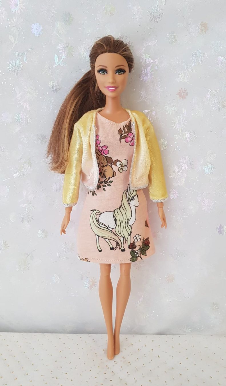 Bambole: Barbie Kleid mit Jacke – Nuovo (secondo la descrizione) da Lachen SZ venduto da Sakura4hime 1