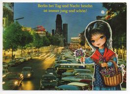 BERLIN Kurfürstendamm - Auto, VW-Käfer, VW-Bus