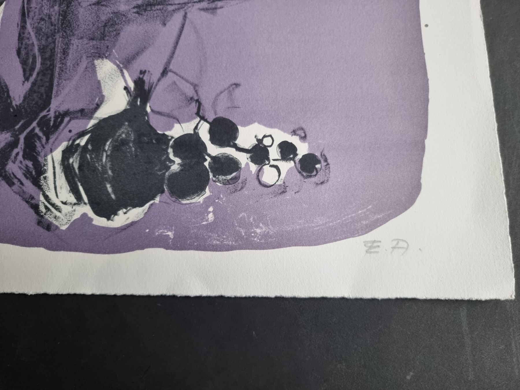 Grafiken & Lithographien: Doris Walser  Blumenstillleben Lithographie handsigniert – Gebraucht aus Gersau von kunst-online 3