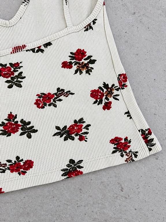 Top: Blumentop Gr. XS NEW – Nuovo e nell'imballaggio originale da Merlischachen venduto da GlamGarb 3