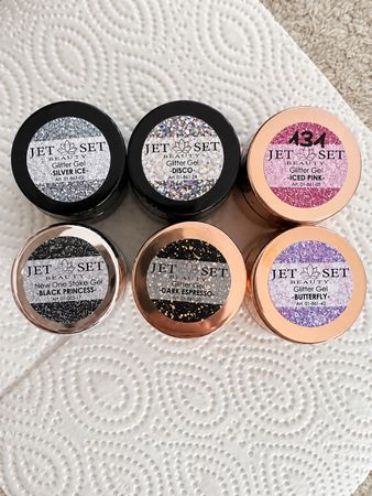 6 Jet Set Beauty Glitter Gele gebraucht