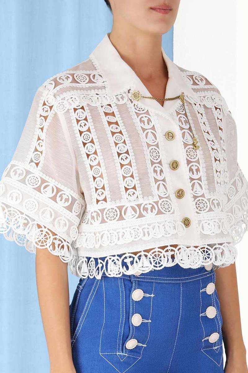 Zimmermann Tute: Zimmermann Elegant Blouse [Rrp $1500] – Usato da St.Josefen venduto da lop_lh8d 2