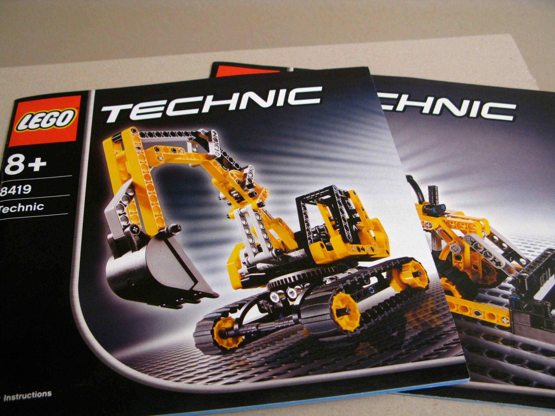 Lego Baukästen: Lego Technic 8419 Bagger Excavator mit Anleitung – Gebraucht aus Samstagern von Betscha 1