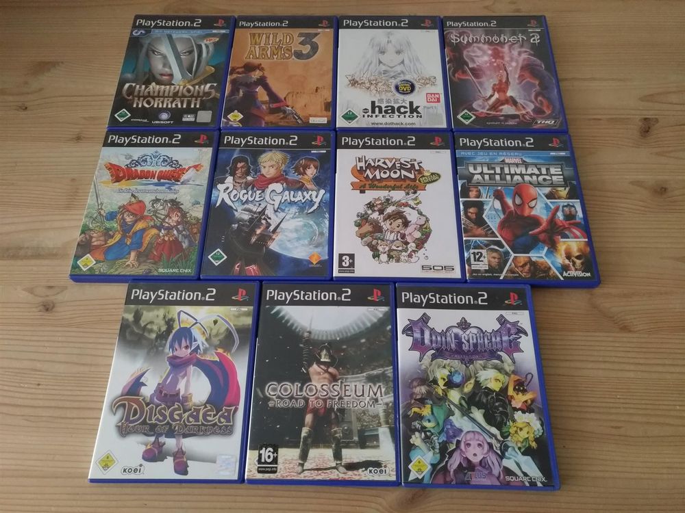 11 Rollenspiele für PS2 - Sammlung (Gebraucht) in Welschenrohr für CHF ...