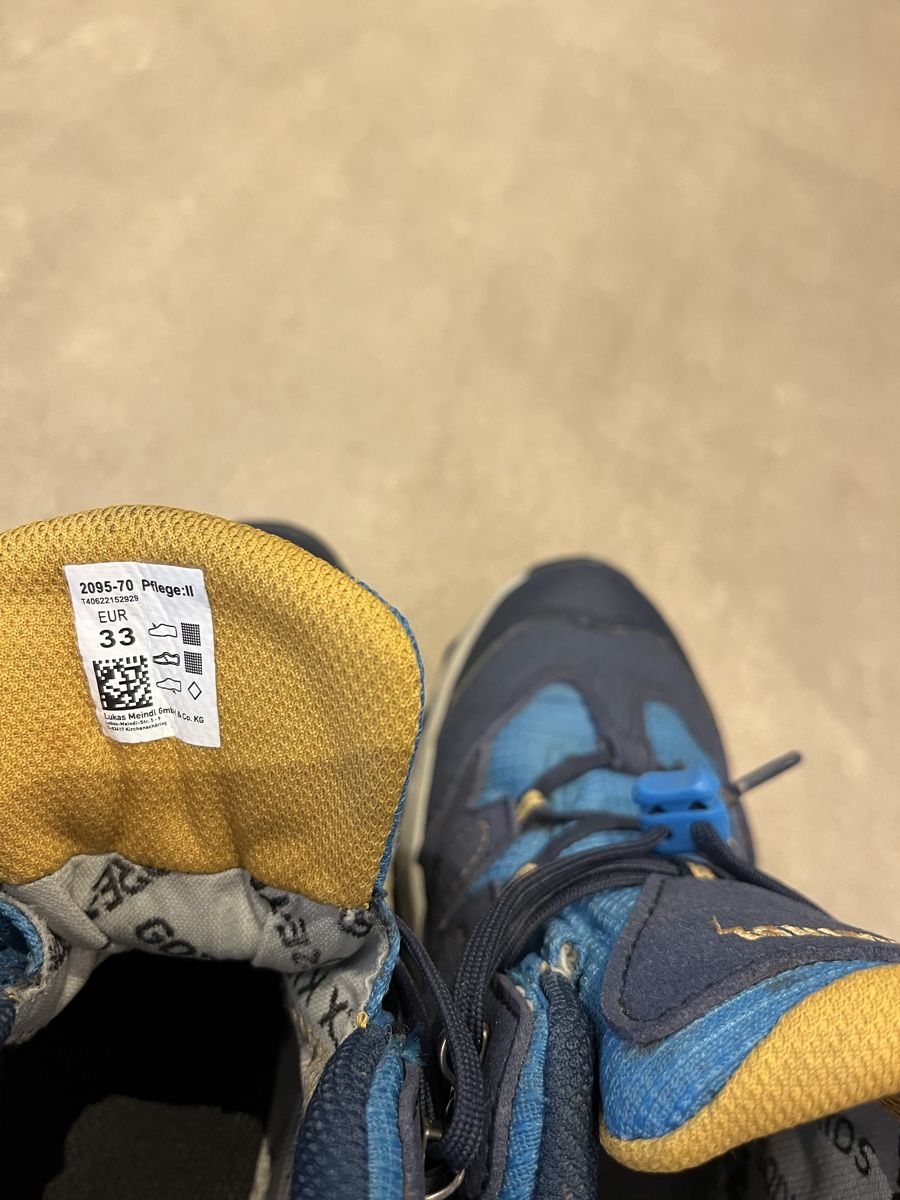 Meindl Scarpe per ragazzi: ***MEINDL*** Wanderschuhe Gr. 33, goretex – Usato da Volketswil venduto da Kephren 5