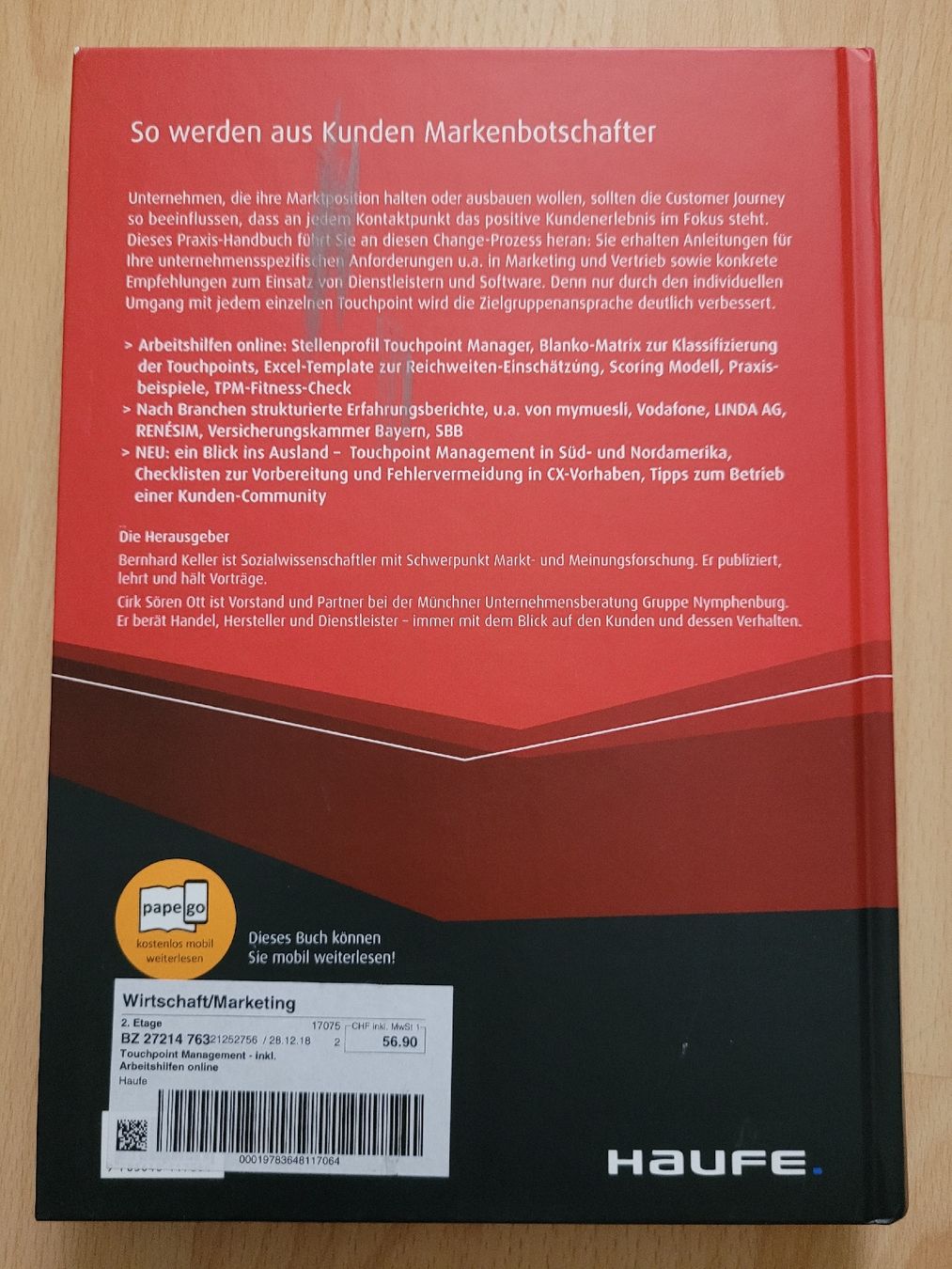 Libri: Touchpoint Management, 2. Auflage - Top Zustand! – Usato da Perlen venduto da Safari_23 1