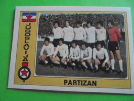 Euro Football 1976 " Partizan Belgrade , Yougoslavie " 153