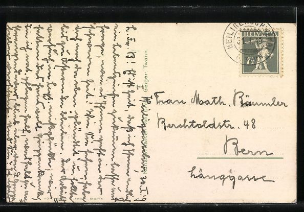 Cartoline postali: Schwendi bei Thun, alter Berner Speicher – Usato da Berlin venduto da bartko-reher 1