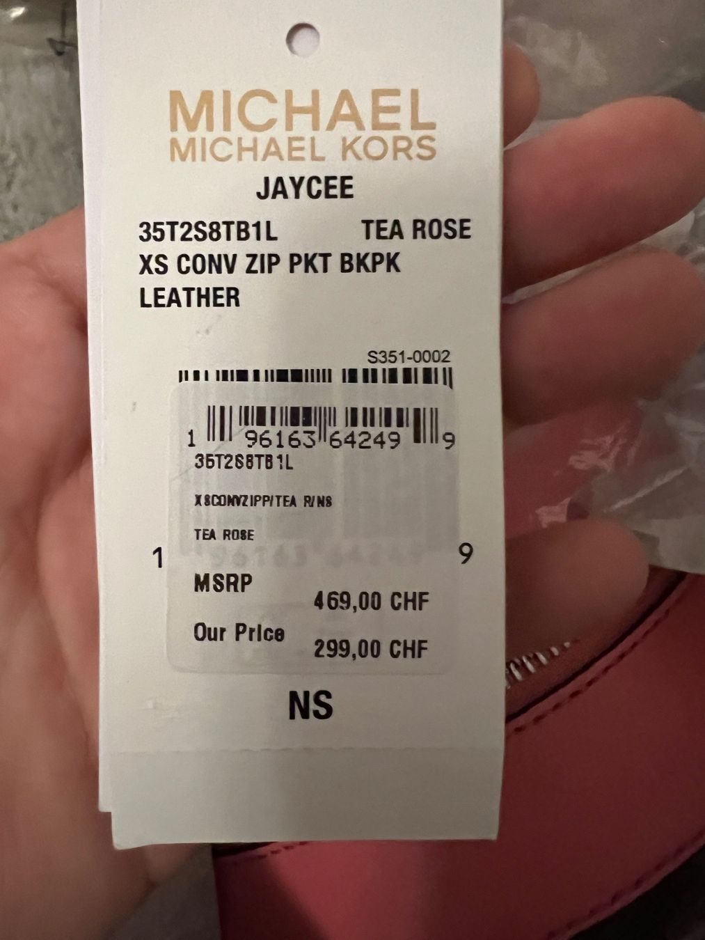 Michael Kors Sacs femmes: Michael Kors Umhängetasche/Rucksack tea rose – Neuf avec emballage d'origine à Wiedlisbach par Sistershop 6