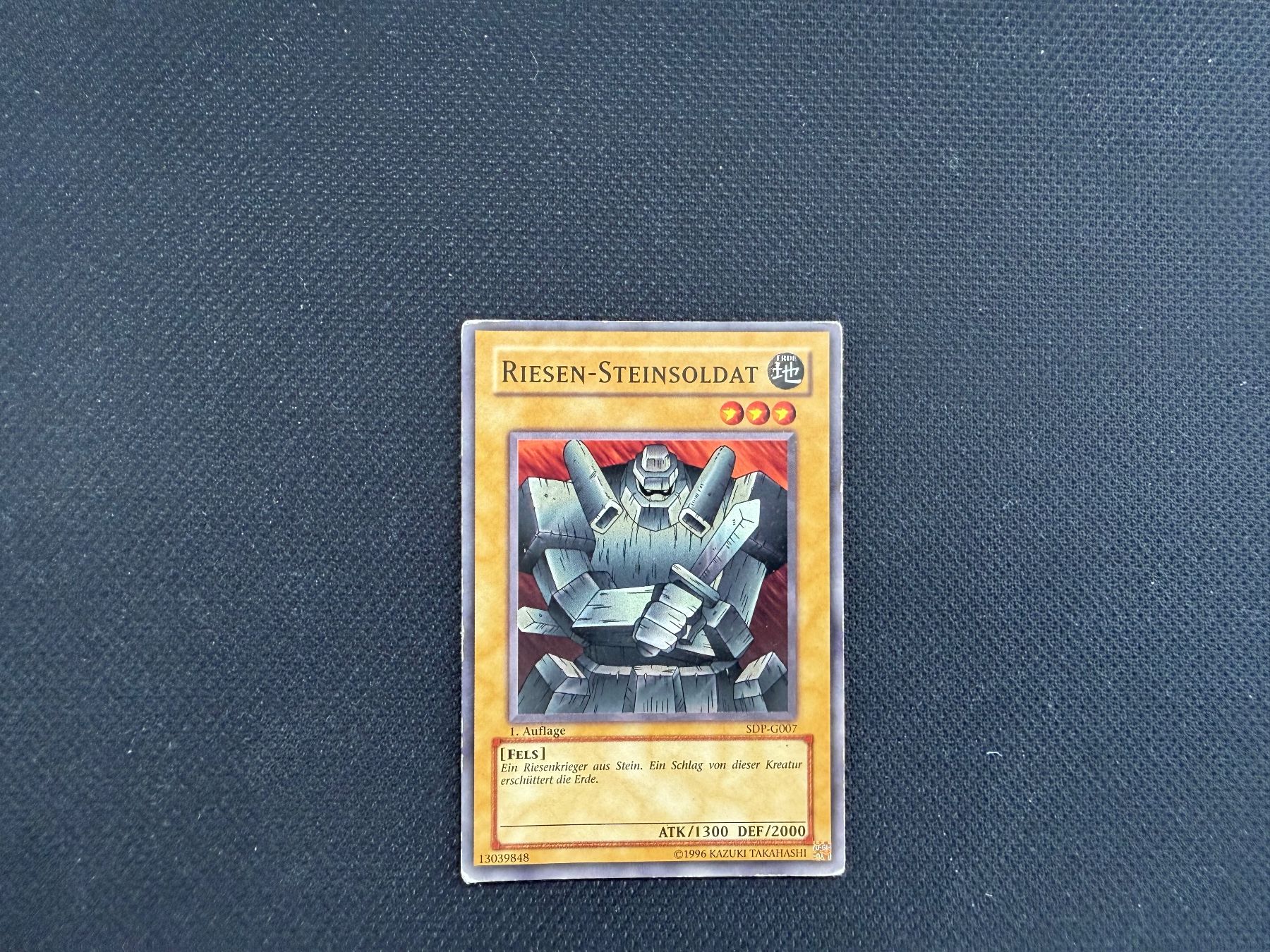 Yugioh Carte collezionabili: Riesen-Steinsoldat - SDP-G007 – Usato da Zürich venduto da mountainwizard00