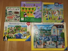 Diverse Kinderspiele und -bücher ab 2 bis 3 Jahren