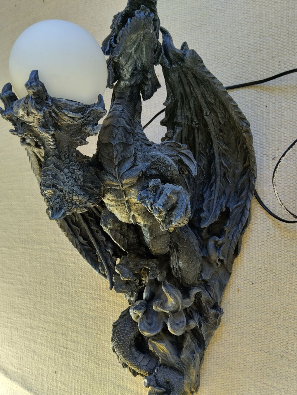 Lampes: Drachenlampe Wandlampe Drache Gothik – D'occasion à Fribourg par nwernicke 1
