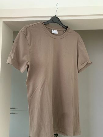 Sommerliches MNG T-Shirt beige Grösse S, angenehmer Stoff