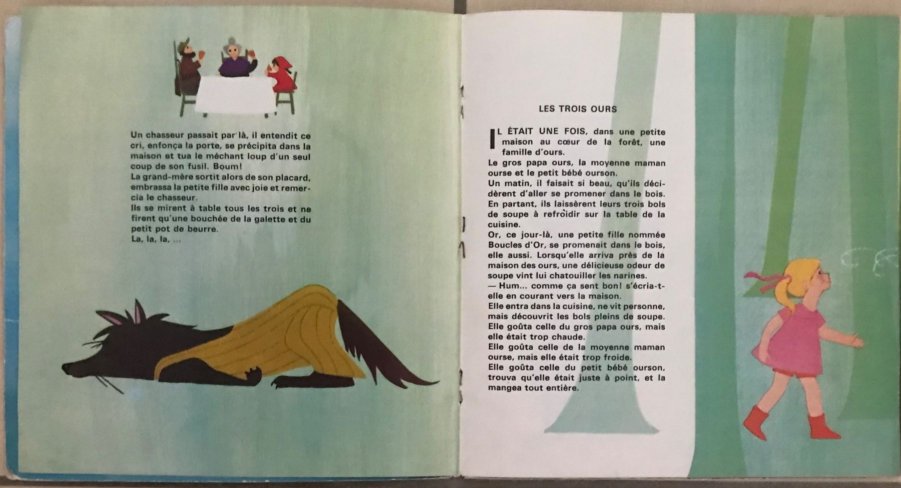 Dischi in vinile: LE PETIT CHAPERON ROUGE / LES TROIS OURS – Usato da Bussigny venduto da vinyl-pas-cher 3